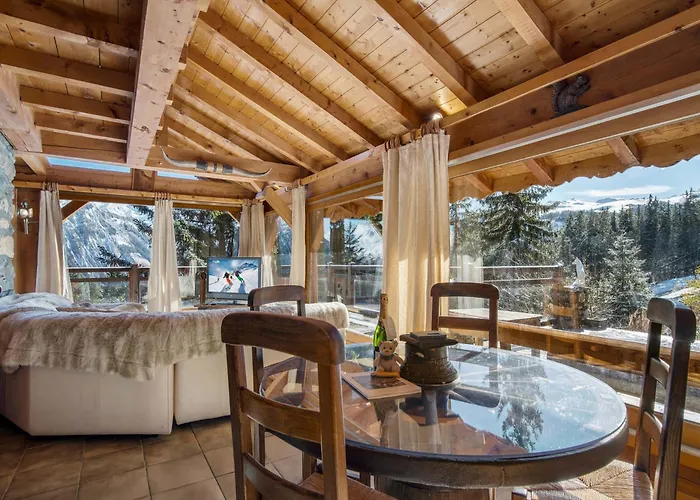 Authentique A 1850 Avec Terrasse Et Parking - Fr-1-564-164 Courchevel